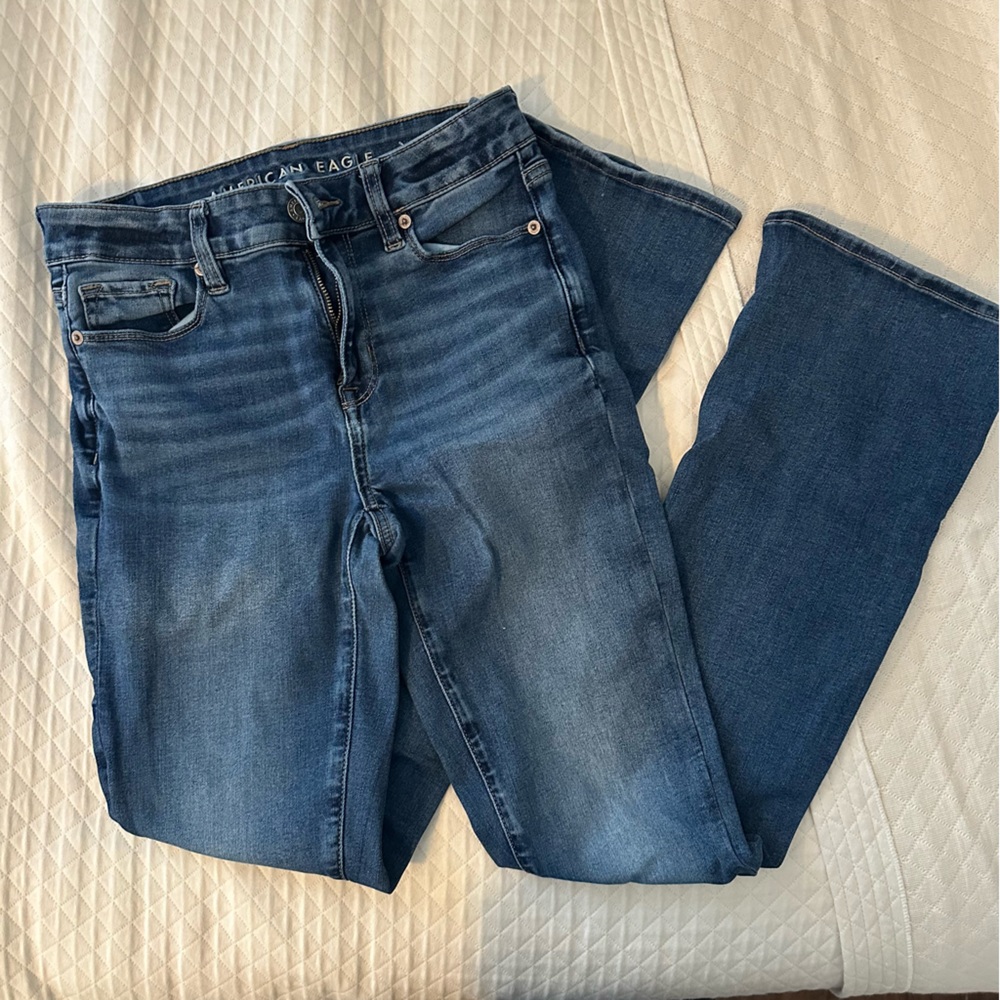 American Eagle Outfitters Denim High Rise Skinny Kick